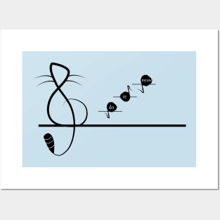 Meowlodic Scale Posters and Art